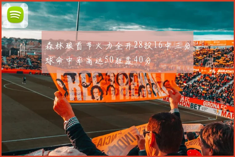 森林狼首节火力全开28投16中三分球命中率高达50狂轰40分